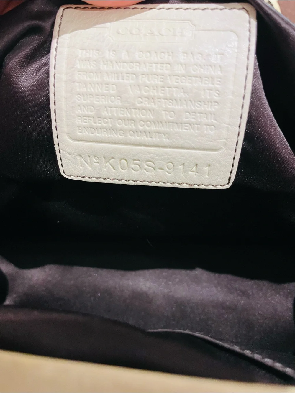Coach limited edition Daphne legacy doctors satchel cream